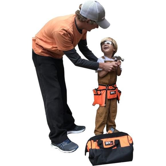 Real Tool Set for Kids Steel Forged Tools for Children Kids Toolbelt Child-Sized - Picture 3 of 7